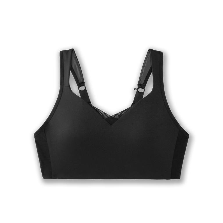 Brooks Drive Convertible Womens Running Bra - Black - Indonesia (TCAJ-21573)